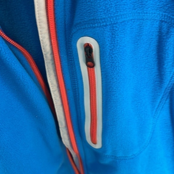 Eddie Bauer Women’s Blue Fleece Coat, Size Large Tall NWOT - Picture 3 of 8